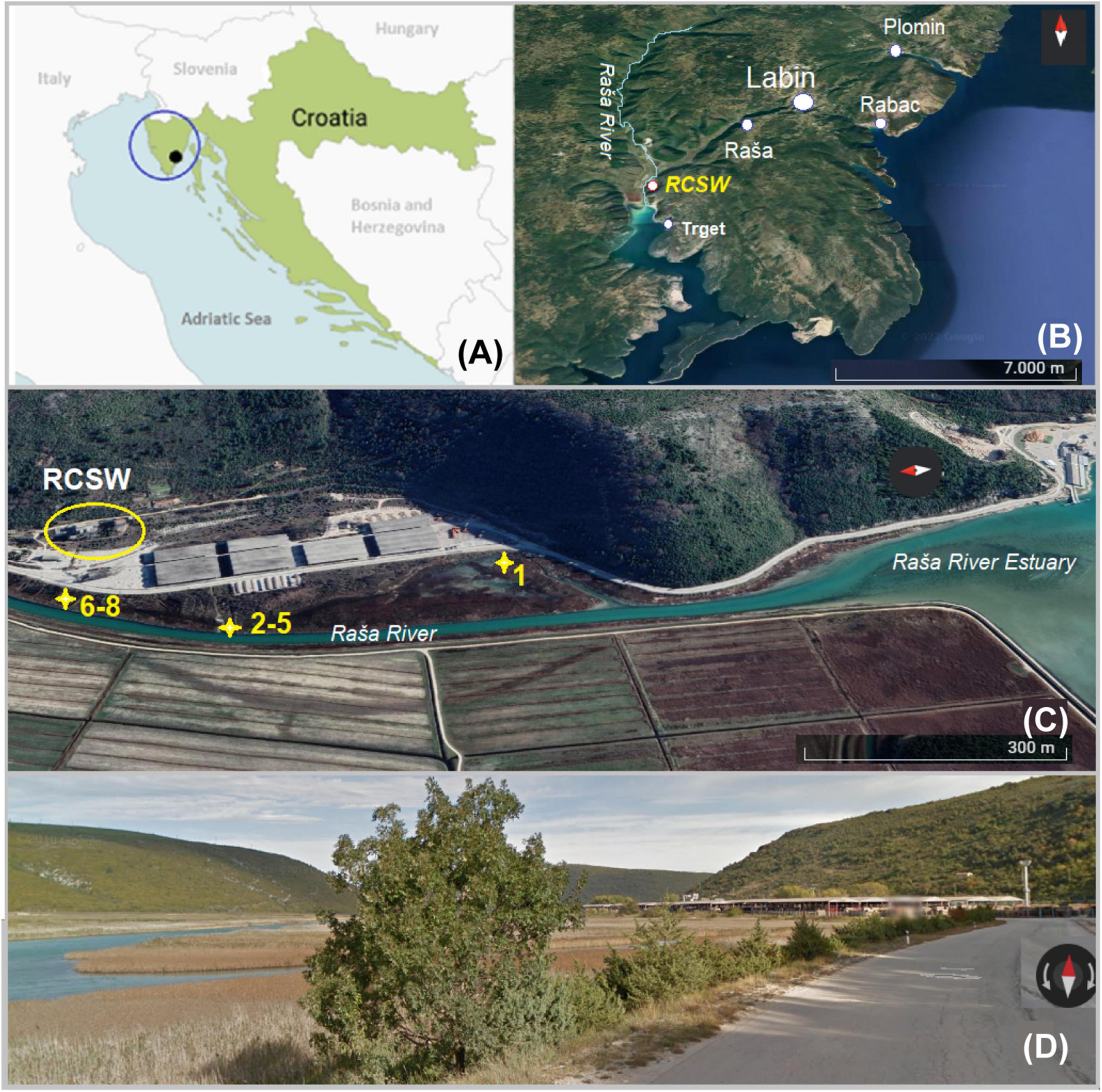 Contaminants from a former Croatian coal sludge dictate the structure of microbiota in the estuarine (Raša Bay) sediment and soil